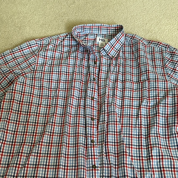 Harbor Bay Red and Blue Checkered Shirt - Picture 1 of 2